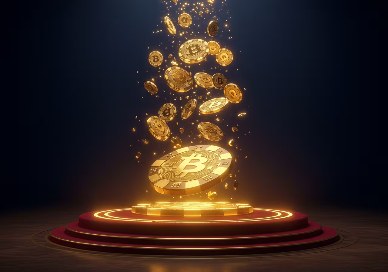 Yohoslot casino badge on gradient background