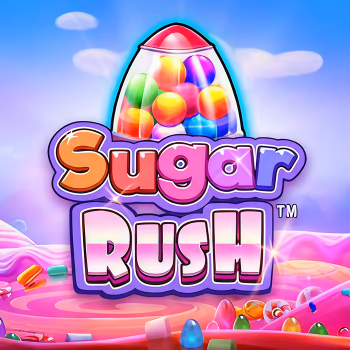 Sugar Rush gummy grid bursting with cluster wins